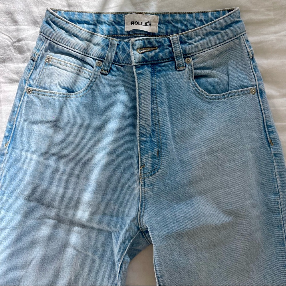 ROLLAS High Rise Straight Jean - Picture 3 of 3